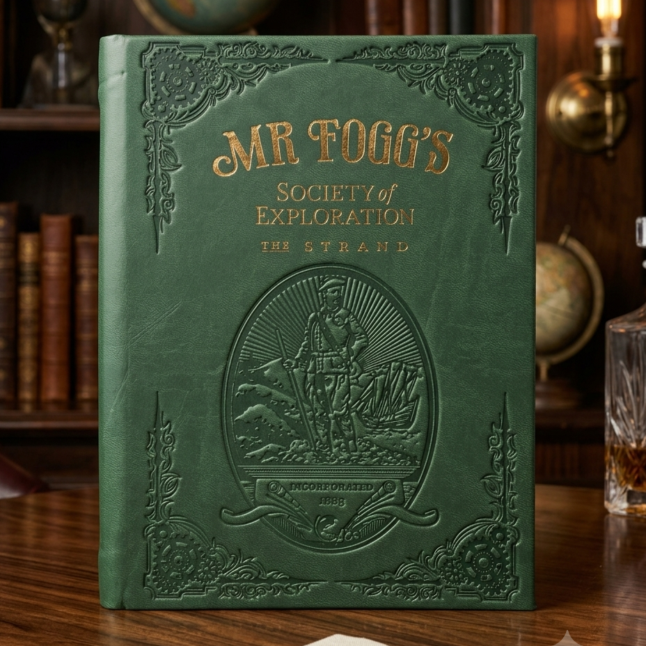 faux leather menu cover