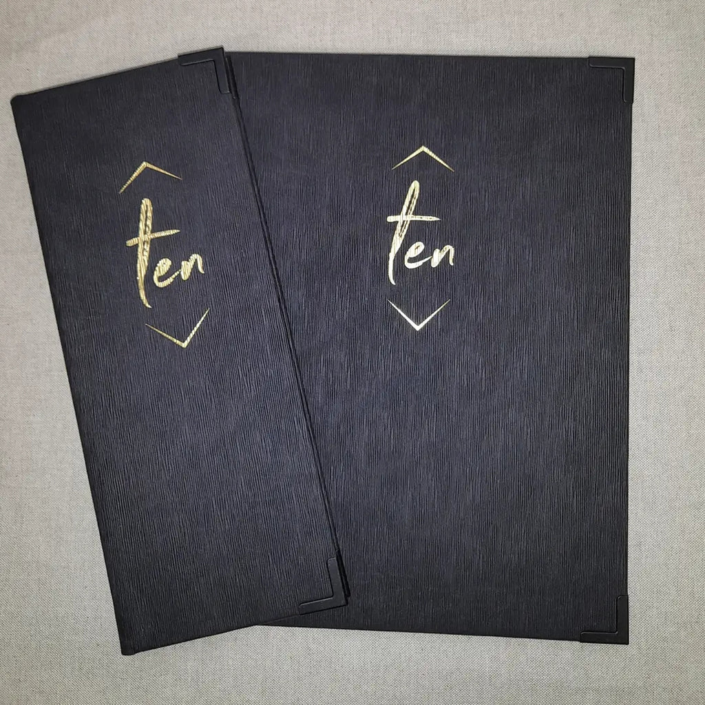 Paris Grained Menu Cover