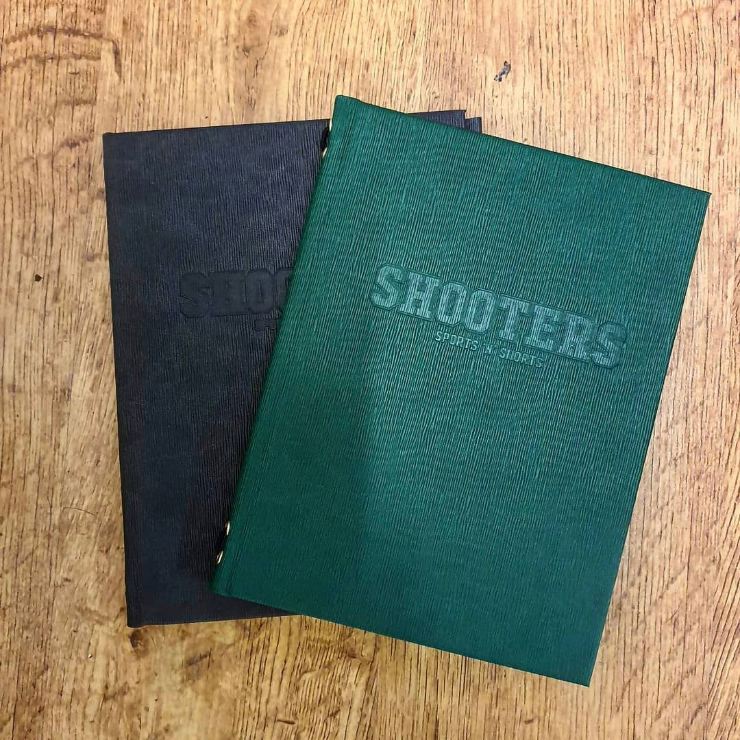 Paris Grained Menu Cover