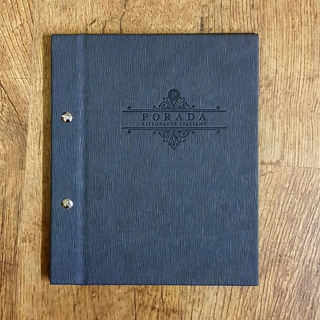 Paris Grained Menu Cover